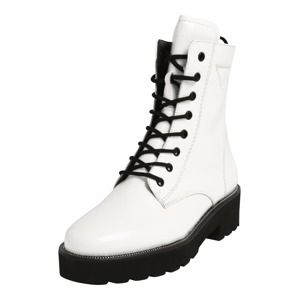 Paul Green Šněrovací boty  bílá / černá