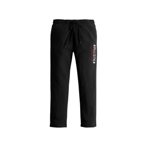 HOLLISTER Kalhoty 'MODERN'  černá / červená / bílá