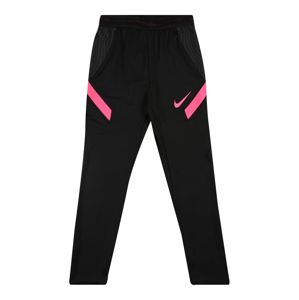 NIKE Sportovní kalhoty 'Strike'  černá / pink