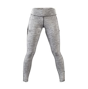 MOROTAI Sportovní kalhoty 'Mesh Frame Tights'  šedý melír
