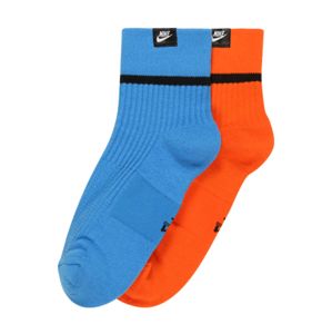 Nike Sportswear Ponožky  modrá / oranžová