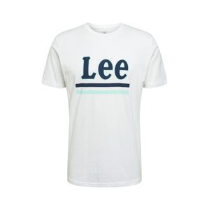 Lee Tričko  bílá / námořnická modř / mátová