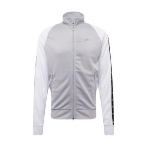 Nike Sportswear Mikina s kapucí  šedá / bílá