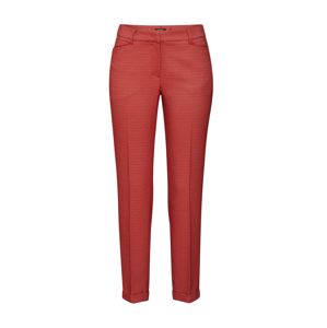 MORE & MORE Chino kalhoty 'Jacquard HEDY'  oranžově červená / broskvová