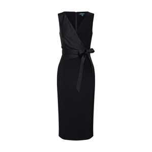 Lauren Ralph Lauren Koktejlové šaty 'TIMI-SLEEVELESS-COCKTAIL DRESS'  černá