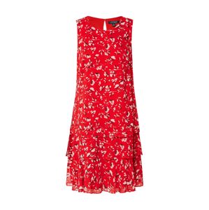 Lauren Ralph Lauren Šaty 'TYREE-SLEEVELESSDAY DRESS'  krémová / červená