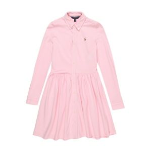 POLO RALPH LAUREN Šaty 'OXFORD DRESS-DRESSES-KNIT'  růžová