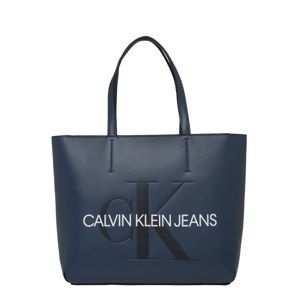 Calvin Klein Jeans Nákupní taška  modrá / černá / bílá