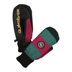 QUIKSILVER Sportovní rukavice 'METHOD MITT'  pink / černá / zelená