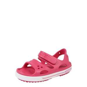 Crocs Sandály 'Crocband II Sandal PS'  pink / bílá