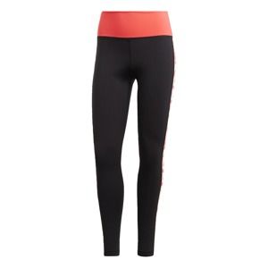 ADIDAS PERFORMANCE Sportovní kalhoty 'Believe This High-Rise Iteration'  světle růžová / oranžově červená / černá