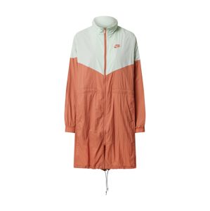 Nike Sportswear Přechodová parka  tmavě oranžová / bílá