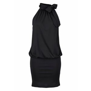 LAURA SCOTT Koktejlové šaty 'Neckholder-Design'  černá