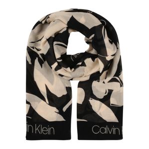 Calvin Klein Látková rouška  černá / béžová