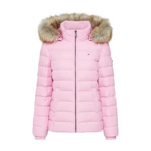 Tommy Jeans Zimní bunda  světle růžová