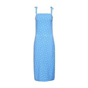EDITED Letní šaty 'Audelia'  modrá / bílá