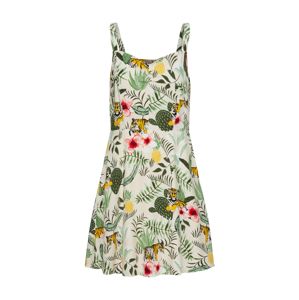Mint&berry Letní šaty 'SUSTAINABLE'  béžová / zelená