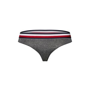 Tommy Hilfiger Underwear Tanga 'Thong'  námořnická modř / šedý melír / ohnivá červená / bílá