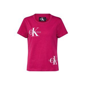 Calvin Klein Jeans Tričko 'MONOGRAM'  červená