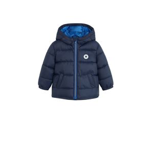 MANGO KIDS Zimní bunda 'Aldo5'  námořnická modř / bílá