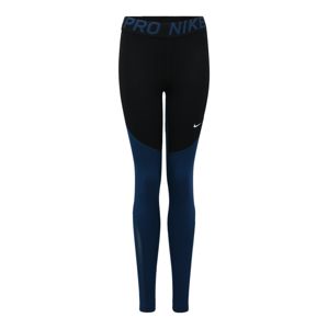 NIKE Sportovní kalhoty 'Nike Pro'  tmavě modrá / černá