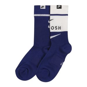 Nike Sportswear Ponožky 'Swoosh'  bílá / modrá