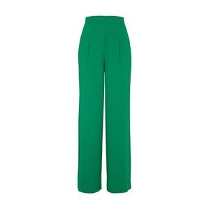 EDITED Kalhoty se sklady v pase 'Sanna'  zelená