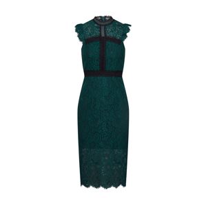 Bardot Koktejlové šaty 'Latoya'  smaragdová / černá