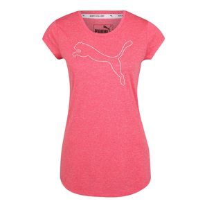 PUMA Funkční tričko 'ELEVATED ESS Cat Heather'  pink / bílá