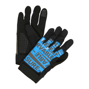 REEBOK Sportovní rukavice  tmavě šedá / antracitová / světlemodrá