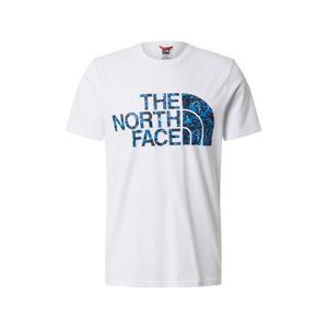 THE NORTH FACE Tričko  modrá / bílá / kobaltová modř