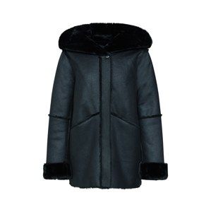 VILA Zimní kabát 'BOPO FAUX SHEARLING'  černá