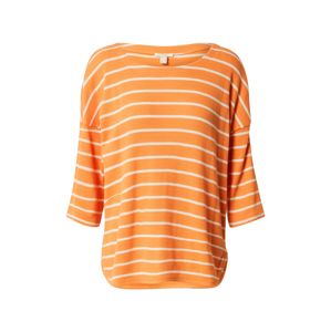 ESPRIT Tričko  oranžová / bílá