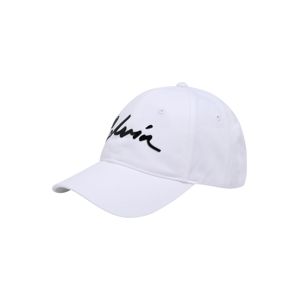 Calvin Klein Jeans Kšiltovka 'Signature'  bílá / černá