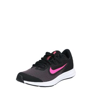 NIKE Sportovní boty 'Nike Downshifter 9'  černá / pink