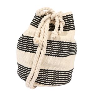 Seafolly Vak 'Stripe Bucket Bag'  krémová / černá