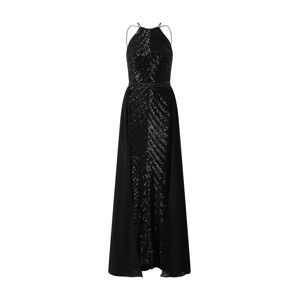 LUXUAR Společenské šaty '2020-II'  černá / stříbrná