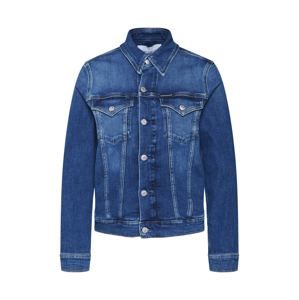 Calvin Klein Jeans Přechodná bunda 'FOUNDATION TRUCKER'  modrá