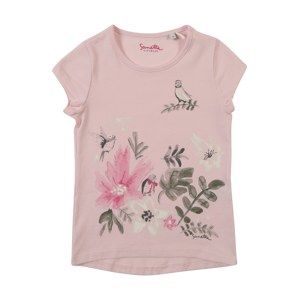 Sanetta Kidswear Tričko  čedičová šedá / jedle / růže / tmavě růžová