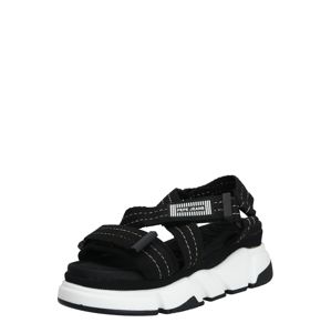 Pepe Jeans Trekingové sandály 'FALMER'  černá / bílá