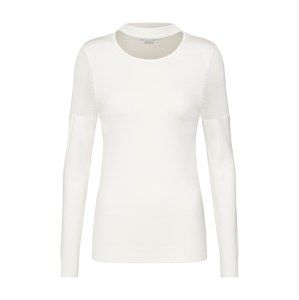 Lost Ink Svetr 'CUT OUT SHEER SHOULDER KNITTED JUMPER'  offwhite