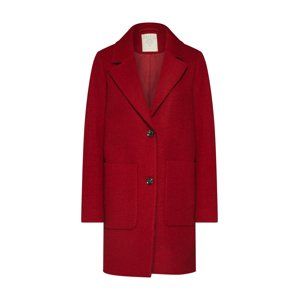 EDC BY ESPRIT Přechodný kabát 'Knitted Wool'  červená
