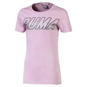 PUMA Tričko 'Alpha Logo Tee G'  pink