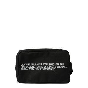 Calvin Klein Jeans Kosmetická taška  bílá / černá