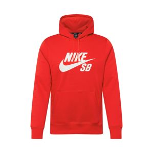 Nike SB Mikina  červená / bílá