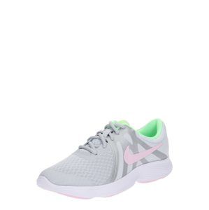 NIKE Sportovní boty 'Revolution 4'  šedá / mátová / pink
