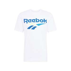 Reebok Classic Tričko  modrá / pastelově žlutá / bílá