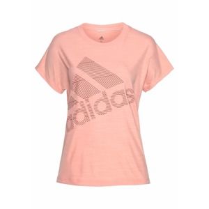 ADIDAS PERFORMANCE Funkční tričko 'Badge of Sport'  růžová / merlot