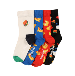 Happy Socks Ponožky 'Anna S'  bílá / modrá / červená / černá
