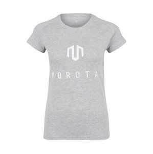 MOROTAI Funkční tričko 'NAKA'  světle šedá / bílá